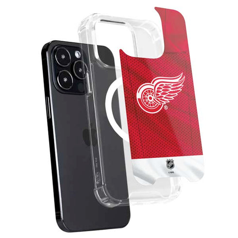 NHL Detroit Red Wings Home Jersey iPhone 16 Pro Max MagSafe Case