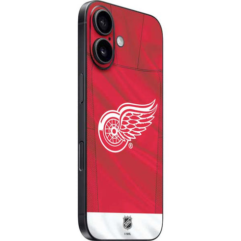 NHL Detroit Red Wings Home Jersey iPhone 16 Skin
