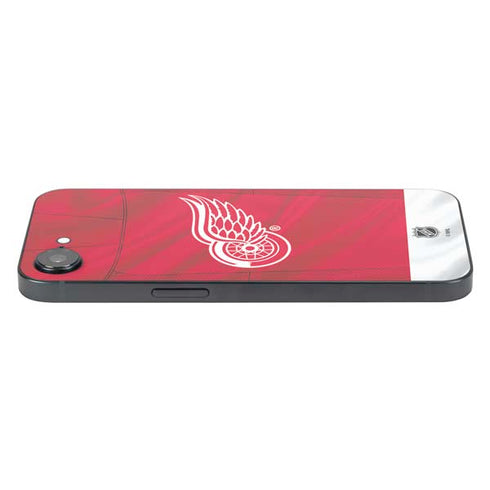 NHL Detroit Red Wings Home Jersey iPhone 16e Skin