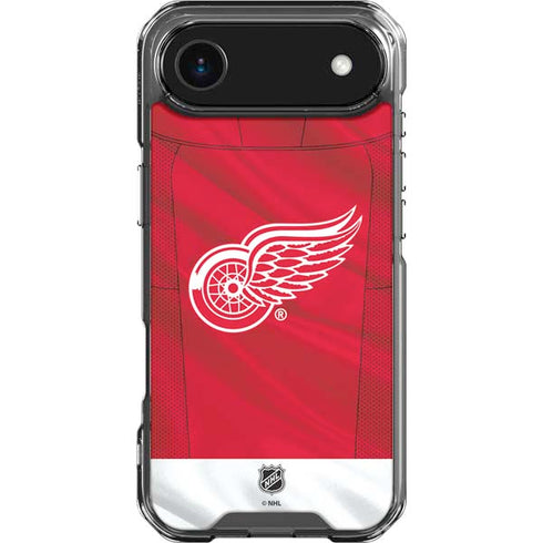 NHL Detroit Red Wings Home Jersey iPhone 17 Air Clear Case