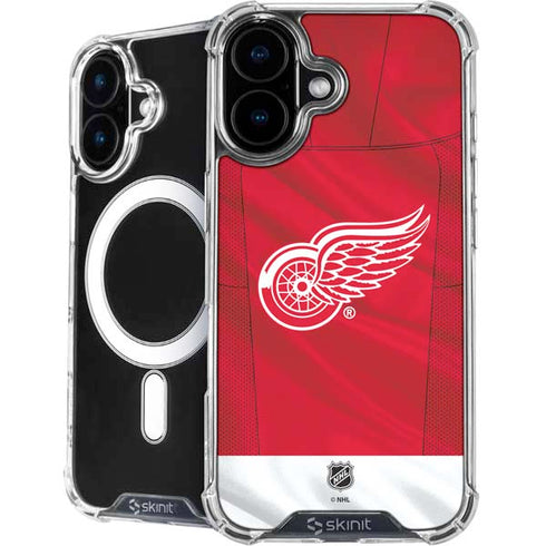 NHL Detroit Red Wings Home Jersey iPhone 17 MagSafe Case