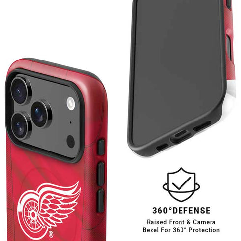 NHL Detroit Red Wings Home Jersey iPhone 17 Pro Magsafe Impact Case