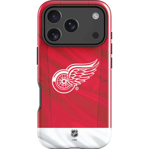 NHL Detroit Red Wings Home Jersey iPhone 18 Pro Impact Case