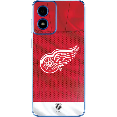 NHL Detroit Red Wings Home Jersey Moto G Play 4G (2024) Skin