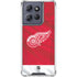 NHL Detroit Red Wings Home Jersey Moto G Stylus 5G (2025) Clear Case