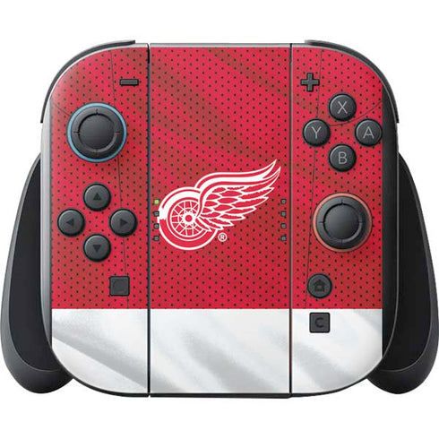 NHL Detroit Red Wings Home Jersey Nintendo Switch 2 (2025) with Joy-Con Skin
