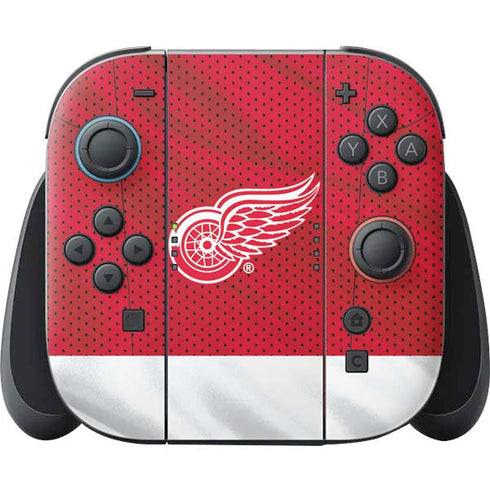 NHL Detroit Red Wings Home Jersey Nintendo Switch 2 (2025) Joy-Con Controller Skin