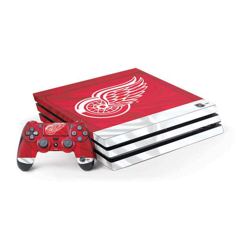 NHL Detroit Red Wings Home Jersey PlayStation PS4 Skins
