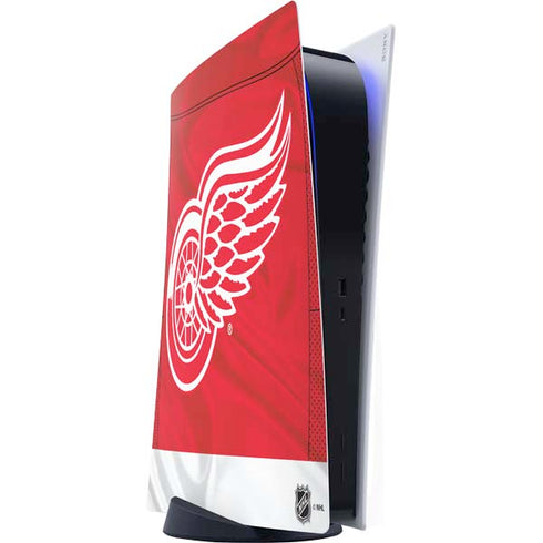 NHL Detroit Red Wings Home Jersey PlayStation PS5 Skins