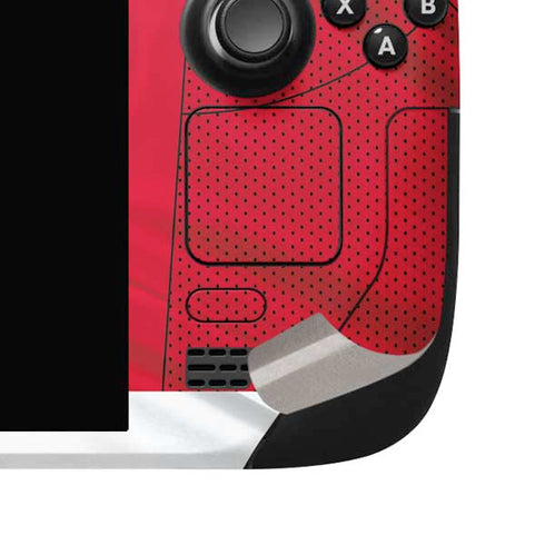 NHL Detroit Red Wings Home Jersey Steam Deck Handheld Gaming Computer OLED Skin
