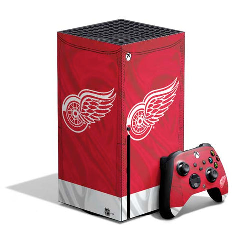 NHL Detroit Red Wings Home Jersey Xbox Series X Skins