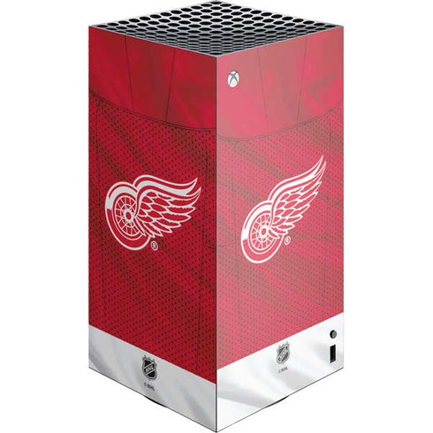 NHL Detroit Red Wings Home Jersey XBox Series X Digital Edition Console Skin