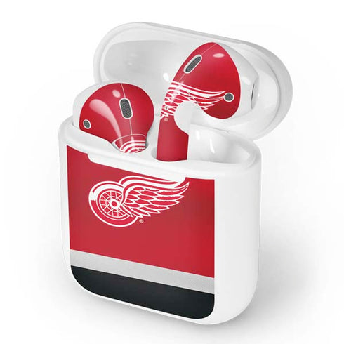 NHL Detroit Red Wings Jersey Apple AirPods Skin
