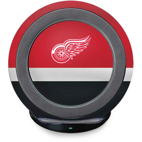 NHL Detroit Red Wings Jersey Fast Charge Wireless Charging Stand Skin