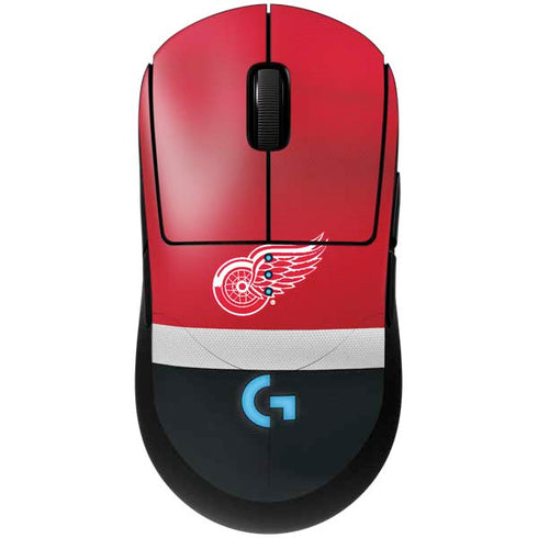 NHL Detroit Red Wings Jersey G Pro Wireless Gaming Mouse Skin
