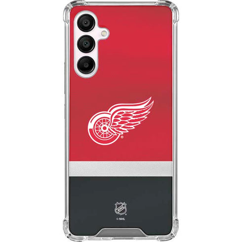 NHL Detroit Red Wings Jersey Galaxy A16 5G Clear Case
