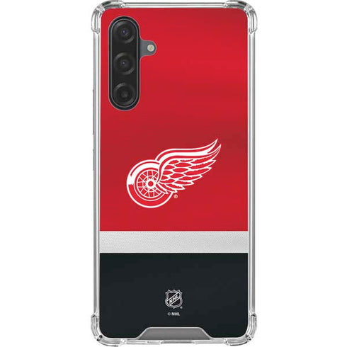 NHL Detroit Red Wings Jersey Galaxy A17 Clear Case