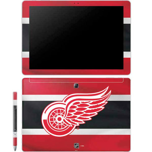 NHL Detroit Red Wings Jersey Galaxy Book 12in Skin