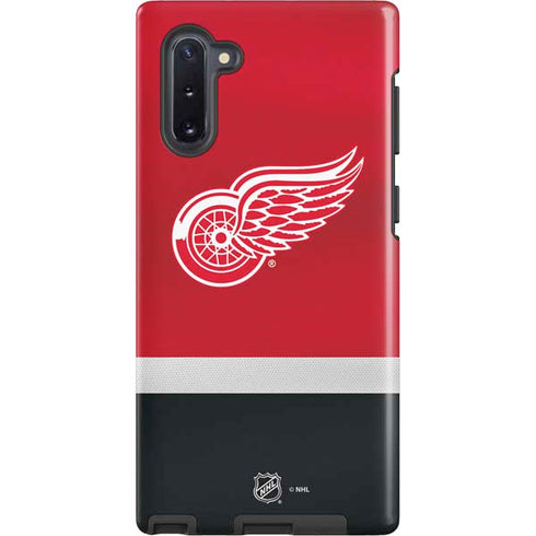 NHL Detroit Red Wings Jersey Galaxy Cases
