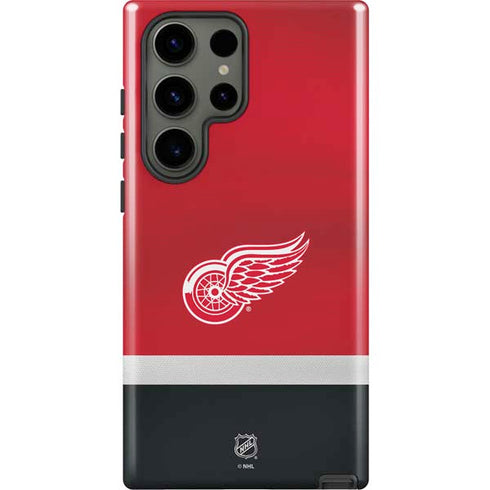 NHL Detroit Red Wings Jersey Galaxy S23 Ultra Pro Case