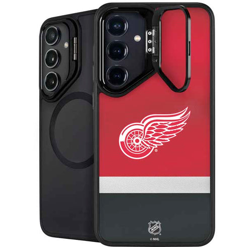 NHL Detroit Red Wings Jersey Galaxy S24 FE Kickstand Case