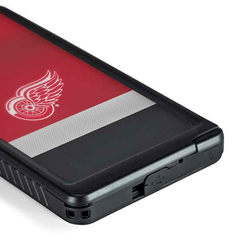 NHL Detroit Red Wings Jersey Galaxy S24 Ultra Waterproof Case