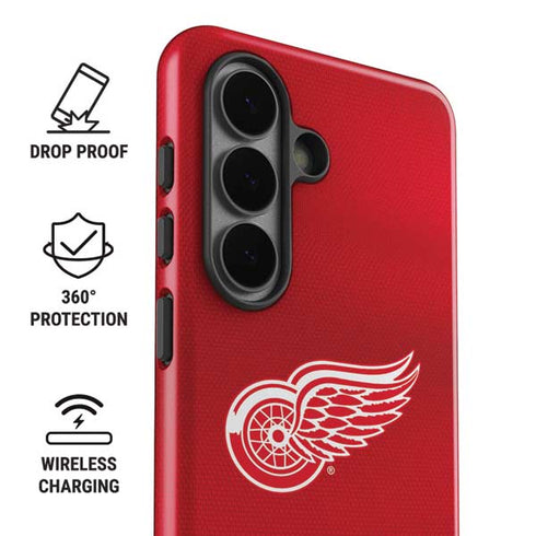 NHL Detroit Red Wings Jersey Galaxy S26 Impact Case