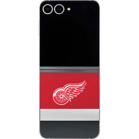 NHL Detroit Red Wings Jersey Galaxy Z Flip6 Skin