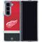 NHL Detroit Red Wings Jersey Galaxy Z Fold5 5G Clear Case