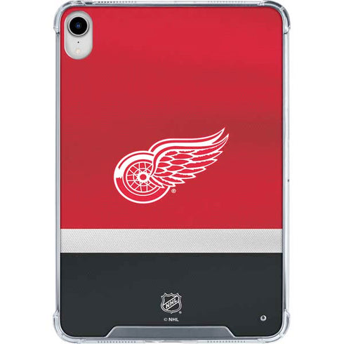 NHL Detroit Red Wings Jersey iPad 11th Gen (2025) Clear Case