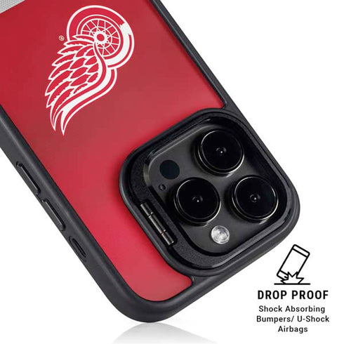 NHL Detroit Red Wings Jersey iPhone 14 Pro Max Kickstand Case