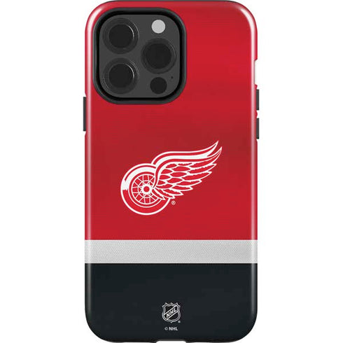 NHL Detroit Red Wings Jersey iPhone 15 Pro Impact Case
