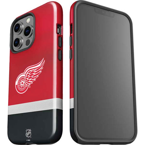 NHL Detroit Red Wings Jersey iPhone 15 Pro Impact Case
