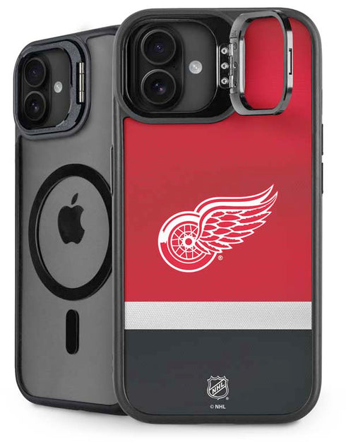 NHL Detroit Red Wings Jersey iPhone 16 Plus Kickstand Case