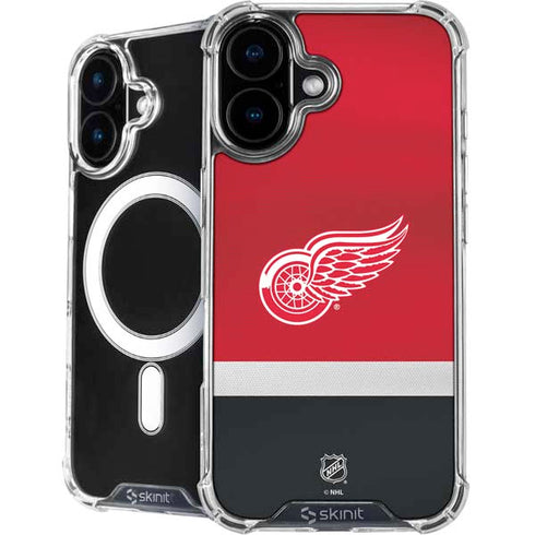 NHL Detroit Red Wings Jersey iPhone 16 Plus MagSafe Case
