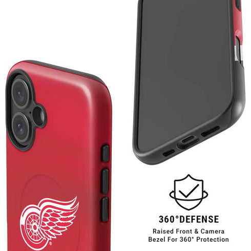 NHL Detroit Red Wings Jersey iPhone 16 Plus Magsafe Impact Case