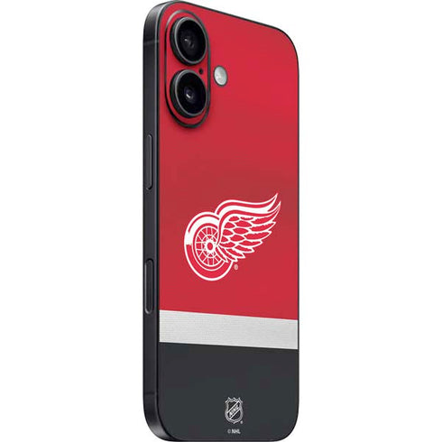 NHL Detroit Red Wings Jersey iPhone 16 Skin