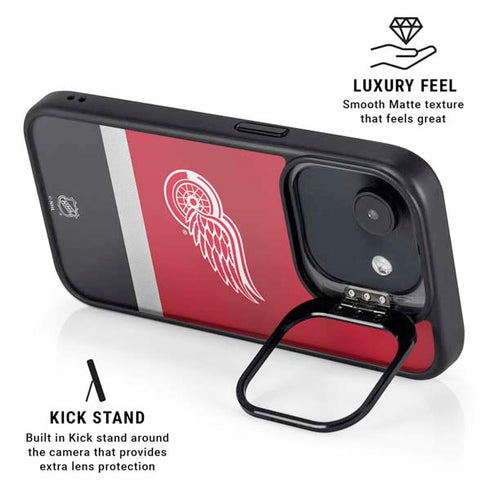 NHL Detroit Red Wings Jersey iPhone 16e Kickstand Case