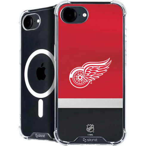 NHL Detroit Red Wings Jersey iPhone 16e MagSafe Case