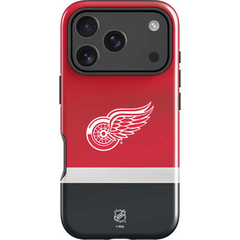 NHL Detroit Red Wings Jersey iPhone 18 Pro Max Impact Case