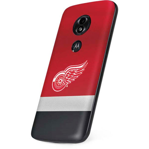 NHL Detroit Red Wings Jersey Moto E5 Play Skin