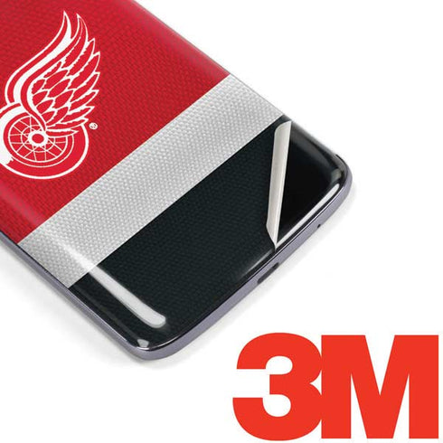 NHL Detroit Red Wings Jersey Moto E5 Plus Skin