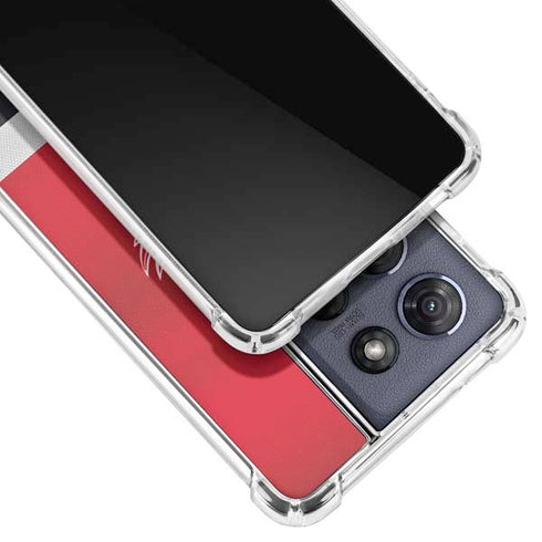 NHL Detroit Red Wings Jersey Moto G 5G (2025) Clear Case