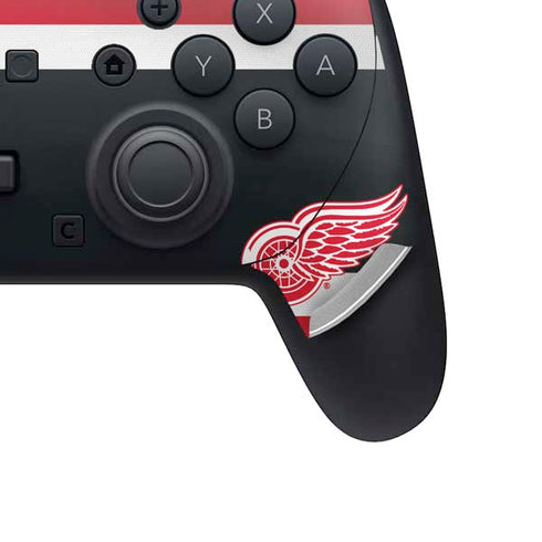 NHL Detroit Red Wings Jersey Nintendo Switch 2 (2025) Pro Controller Skin