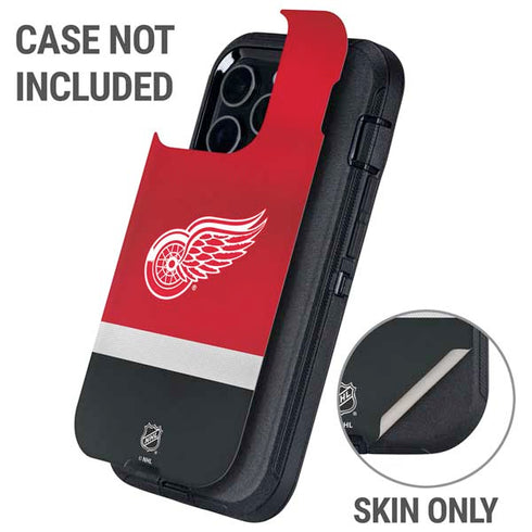 NHL Detroit Red Wings Jersey Otterbox Defender iPhone Skin