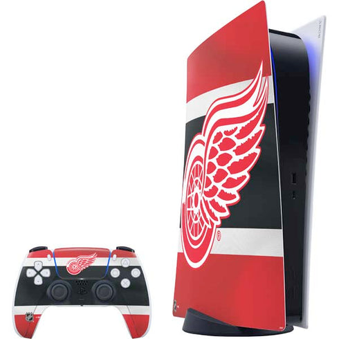 NHL Detroit Red Wings Jersey PlayStation PS5 Skins