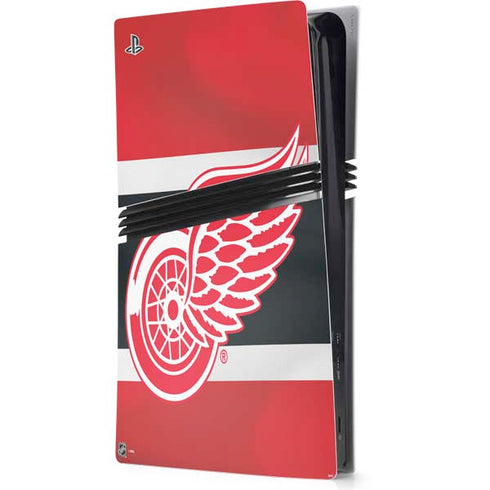 NHL Detroit Red Wings Jersey PS5 Pro Console Skin