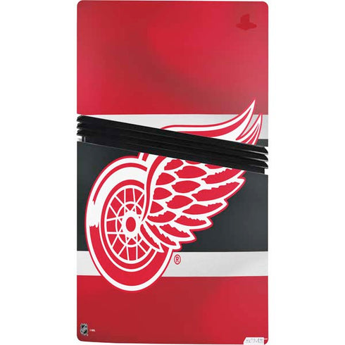 NHL Detroit Red Wings Jersey PS5 Pro Console Skin