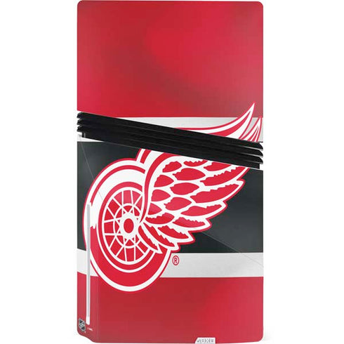 NHL Detroit Red Wings Jersey PS5 Pro Disk Console Skin