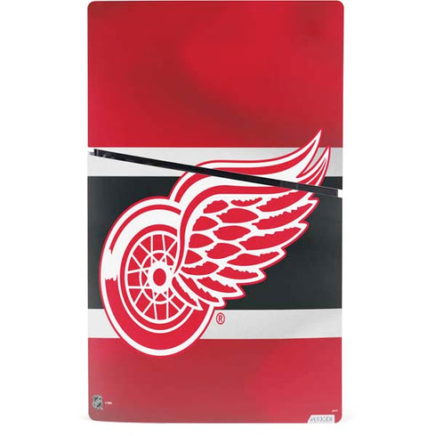 NHL Detroit Red Wings Jersey PS5 Slim Digital Edition Console Skin